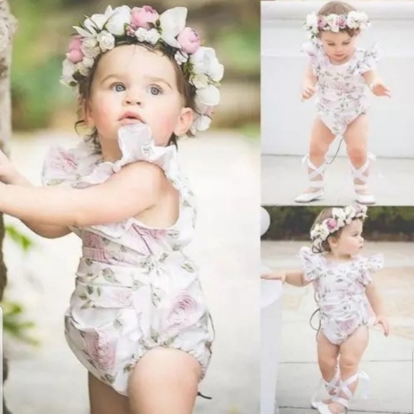 Baby Girl Flower Headband Newborn Infant Headband - Picture 7 of 7